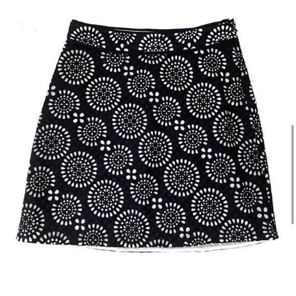 NWT navy and white cut out Michael Kors skirt - Picture 2 of 5